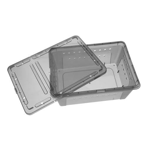 ARTSEWPLY Reptilien Fütterungsbox Klein mit Atmungsaktivem Design Langlebig und Bruchsicher Praktisch für Spinnen und Reptilienzucht Kompakt und Leicht Transportierbar für Terrarien und von ARTSEWPLY