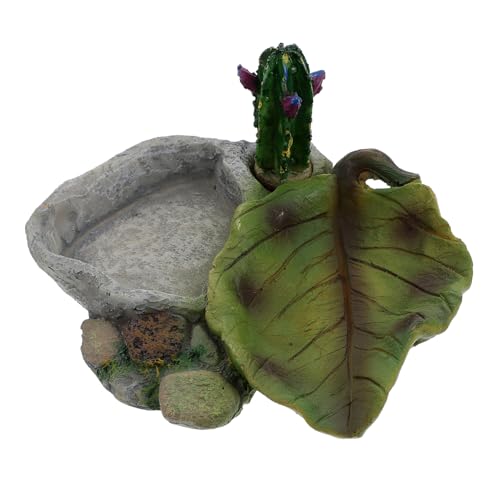 ARTSEWPLY Reptilien Wasserschale mit Einfachem Design Futter Trinknapf für Eidechsen Geckos Schildkröten für Zuhause und Zoohandlungen Praktische für Kleine Haustiere von ARTSEWPLY