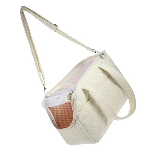 ARTSEWPLY Tragbare Atmungsaktive Transporttasche für Kleine Hunde und Katzen Stabile Verschleißfeste Haustiertasche mit Breitem Schultergurt zum Sicheren Tragen und Spazierengehen im Freien ARTSEWPLY Tragbare Atmungsaktive Transporttasche für Kleine Hunde und Katzen Stabile Verschleißfeste Haustiertasche mit Breitem Schultergurt zum Sicheren Tragen und Spazierengehen im Freien von ARTSEWPLY