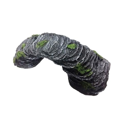 ARTSEWPLY Turtle Basking Plattform Resin Schildkröten Kletterrampe Umweltfreundlich Versteck Höhle für Aquarium Dekoration von ARTSEWPLY