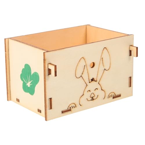 ARTSEWPLY Verschleißfester Holzhalter Futterschale für Kaninchen und Meerschweinchen Praktischer Futterspender für Hamster und Kleine Haustiere Platzsparend und Gesund Natürlicher ARTSEWPLY Verschleißfester Holzhalter Futterschale für Kaninchen und Meerschweinchen Praktischer Futterspender für Hamster und Kleine Haustiere Platzsparend und Gesund Natürlicher von ARTSEWPLY