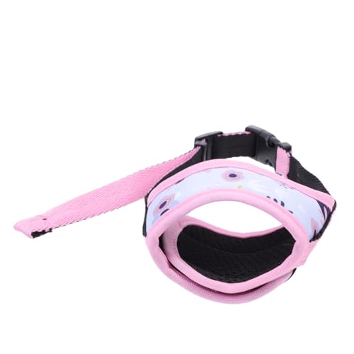 ARTSEWPLY Verstellbarer Atmungsaktiver Polyester Hundemaulkorb Beißschutz und Bellenstopper Anpassbar für Mittlere Hunde Sicherer Schutz vor Kauen und Beißen Langlebiges Material von ARTSEWPLY