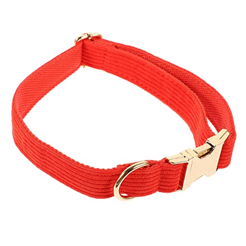 ARTSEWPLY Verstellbares Hundehalsband mit Metallverschluss Bequemes und Langlebiges Halsband für Kleine und Große Hunde Hundekette für Draußen Atmungsaktiv und Flexibel von ARTSEWPLY
