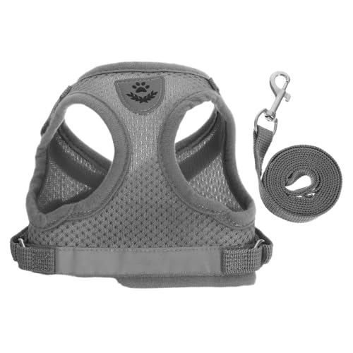 ARTSEWPLY Verstellbares Kitten Geschirr mit Leine Set für Kleine Katzen und Hunde Atmungsaktive Ausbruchsichere Mesh Weste Leichtes Komfortables Haustiergeschirr für Outdoor Aktivitäten von ARTSEWPLY