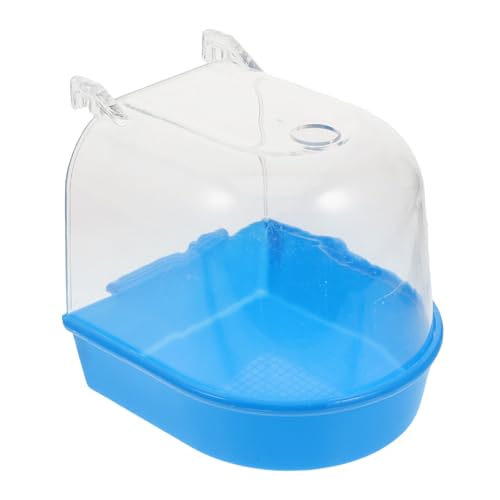 ARTSEWPLY Vogelbadewanne für Käfig aus Abs Tragbar Einfach zu Reinigen Geeignet für Kleine Vögel Wie Wellensittiche Kanarienvögel und Papageien Vielseitige Käfigmontage für Innenhaltung von ARTSEWPLY
