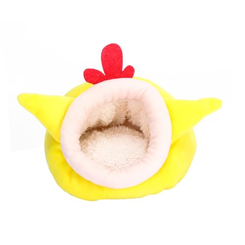 ARTSEWPLY Warmes Hamster und Igel Nest aus Komfortablem Material Kuscheliges Schlafbett für Kleintiere Pflegeleichtes Pet Bed in Niedlichem Küken Design für Zuhause Reisen und Auto von ARTSEWPLY