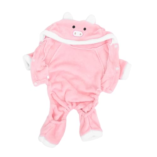 ARTSEWPLY Warmes Hundepullover Kostüm mit Schweinemotiv Halloween und Weihnachten Festliches Haustier Outfit für Kleine Hunde und Katzen Bequem Anzuziehen für Party und Fotosession von ARTSEWPLY
