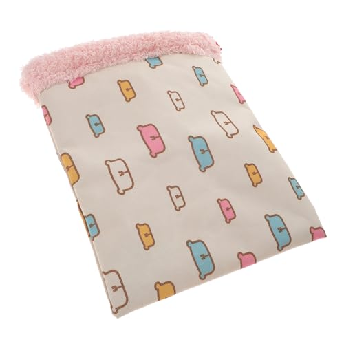 ARTSEWPLY Weicher Warmer Haustier Schlafsack für Hamster Kaninchen Meerschweinchen Kuscheliges Nest Leichter Tragbarer Schlafsack in Zufälliger Farbe für Kleine Haustiere von ARTSEWPLY