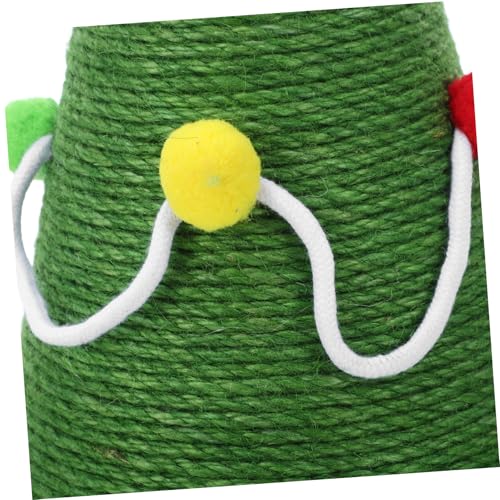 ARTSEWPLY Weihnachtlicher Kratzbaum für Katzen Hoher Sisal Kratzpfosten Tannenbaumform Platzsparendes Design Fördert Krallenpflege und Spielspaß für Wohnungskatzen ARTSEWPLY Weihnachtlicher Kratzbaum für Katzen Hoher Sisal Kratzpfosten Tannenbaumform Platzsparendes Design Fördert Krallenpflege und Spielspaß für Wohnungskatzen von ARTSEWPLY