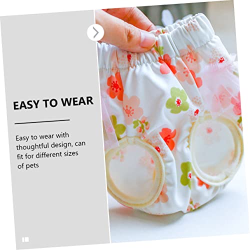 ARTSEWPLY Wiederverwendbare Hundewindel für Hündinnen S bis Atmungsaktive Sichere Hundehose bei Läufigkeit Inkontinenz und Untrainierten Welpen Komfortabel und Passgenau für Haustiere von ARTSEWPLY