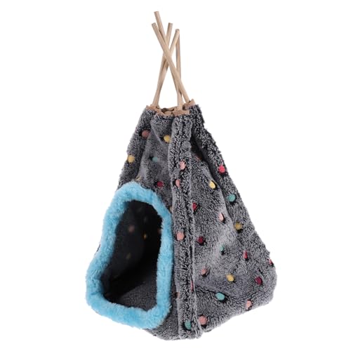 ARTSEWPLY Winter Warmes Vogelnest Hängehöhle Vogelbett für Käfig Gefüttertes Schlafzelt für Wellensittiche Papageien und Kleintiere Sicherer Hängender Nistplatz und Kuschelbereich von ARTSEWPLY