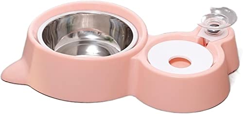 Tragbare Hundewasserflasche, automatischer Haustier-Wasserspender, Futternapf for Hunde und Katzen, Futterspender for Haustierprodukte aus Silikon (Size : B-Pink) von ARTSIM