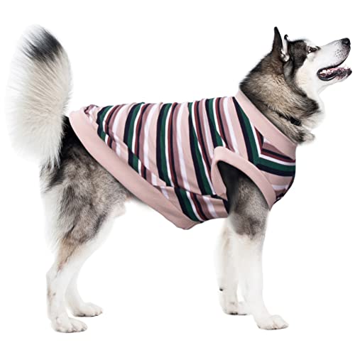 ARUNNERS Hunde-T-Shirt, ärmellos, für Labrador, Rottweiler, Deutsche Dogge, Khaki, Größe 6XL von ARUNNERS