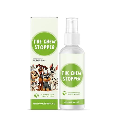 ARVALOLET Anti-Kauen Spray for Katzen und Hunde 50ML Natürlicher Schutz gegen Möbel- und Zaun-Kauen von ARVALOLET
