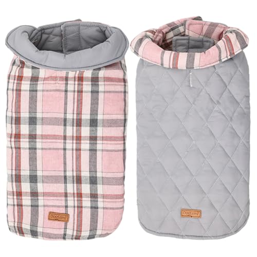ARVALOLET Hunde-Wintermäntel, wendbar und wasserdicht, britischer Stil, for kaltes Wetter geeignet von ARVALOLET