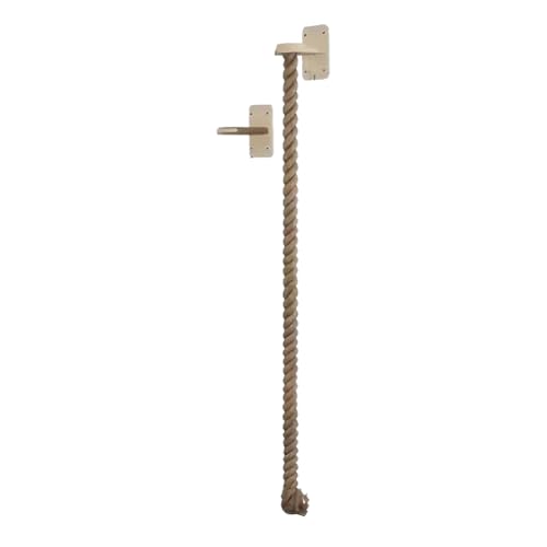 ARVALOLET Katze Kletterseil mit Holzplattform verdickte Sisalseil -Kleidung Resist -Kletterseil for Katzenmöbel Kratzerspielausrüstung von ARVALOLET