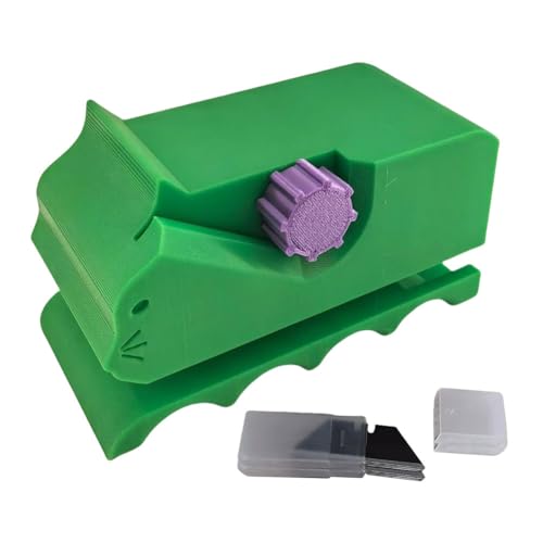 ARVALOLET Katzen Kratzbaum DIY Werkzeug 3D Bedrucktes Pappstreifen-Schneidegerät mit 10 Klingen for kreative Katzenkratzbretter ARVALOLET Katzen Kratzbaum DIY Werkzeug 3D Bedrucktes Pappstreifen-Schneidegerät mit 10 Klingen for kreative Katzenkratzbretter von ARVALOLET