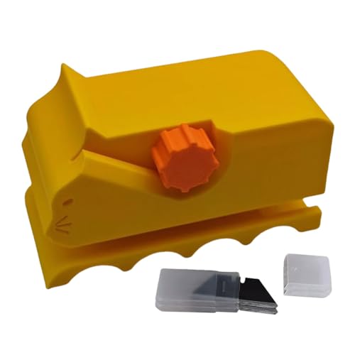 ARVALOLET Katzen Kratzbaum DIY Werkzeug 3D Bedrucktes Pappstreifen-Schneidegerät mit 10 Klingen for kreative Katzenkratzbretter von ARVALOLET