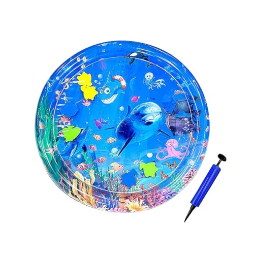 ARVALOLET Katzenwassermatte Interaktive sensorische Spielmatte Katzenwasserbett (65 cm Piratenschiff) von ARVALOLET