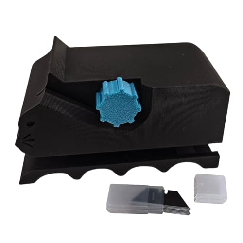 Katzen Kratzbaum DIY Werkzeug 3D Bedrucktes Pappstreifen-Schneidegerät mit 10 Klingen for kreative Katzenkratzbretter Katzen Kratzbaum DIY Werkzeug 3D Bedrucktes Pappstreifen-Schneidegerät mit 10 Klingen for kreative Katzenkratzbretter von ARVALOLET