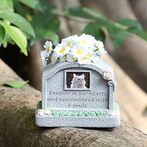 ASDMAOE Gedenksteine für Haustiere, Grabstein für Haustiere, Blumentöpfe für Hunde, Gedenkstein, Denkmalgeschenk, Personalisierte Gedenktafel(Remembrance) von ASDMAOE