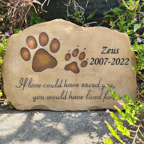 ASDMAOE Tiergrabstein Gedenktafel, Personalisiert Tiergrabstein Schiefer mit Gravur Grabschmuck Wetterfest Gedenkstein - Wunschname Datum ASDMAOE Tiergrabstein Gedenktafel, Personalisiert Tiergrabstein Schiefer mit Gravur Grabschmuck Wetterfest Gedenkstein - Wunschname Datum von ASDMAOE
