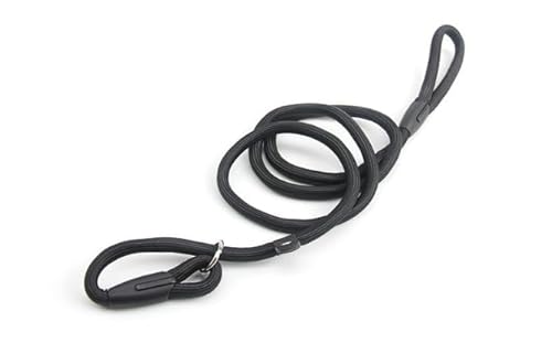 Trainingsleine für Hunde, leicht, für kleine, mittelgroße Hunde, 12 m, Schwarz Trainingsleine für Hunde, leicht, für kleine, mittelgroße Hunde, 12 m, Schwarz von ASEANAO
