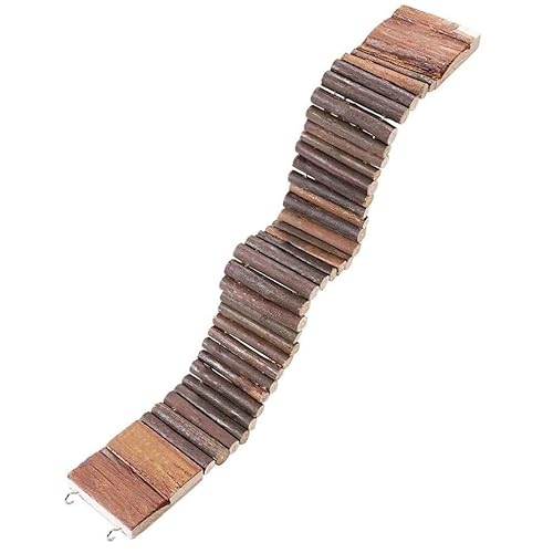 ASEELO Hamster Hängebrücke Spielzeug/Holz Hamster Rennmaus Maus Käfig Haustier Leiter Flexibel biegbar Treppe Lebensraum Käfig Zubehör 55 cm ASEELO Hamster Hängebrücke Spielzeug/Holz Hamster Rennmaus Maus Käfig Haustier Leiter Flexibel biegbar Treppe Lebensraum Käfig Zubehör 55 cm von ASEELO