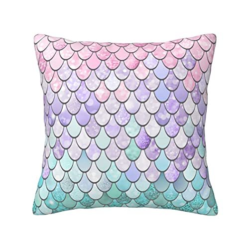 ASEELO Meerjungfrau Pastellrosa Lila Aqua Teal Kissenbezüge, dekorative Kissenbezüge Fall Meerjungfrau Pastellrosa Lila Aqua Teal Quadratisch Kissenbezüge für Sofa Couch Bett Stuhl Auto ASEELO Meerjungfrau Pastellrosa Lila Aqua Teal Kissenbezüge, dekorative Kissenbezüge Fall Meerjungfrau Pastellrosa Lila Aqua Teal Quadratisch Kissenbezüge für Sofa Couch Bett Stuhl Auto von ASEELO