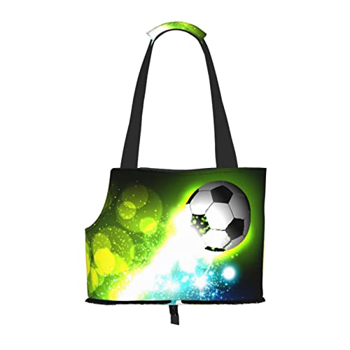 Coole Soccer Ball Haustier Tragetasche, tragbare kleine Hunde/Katzen, weiche Seiten-Tragetasche mit verstellbarem Sicherheitsgurt, für U-Bahn/Einkaufen/Wandern/Reisen Coole Soccer Ball Haustier Tragetasche, tragbare kleine Hunde/Katzen, weiche Seiten-Tragetasche mit verstellbarem Sicherheitsgurt, für U-Bahn/Einkaufen/Wandern/Reisen von ASEELO