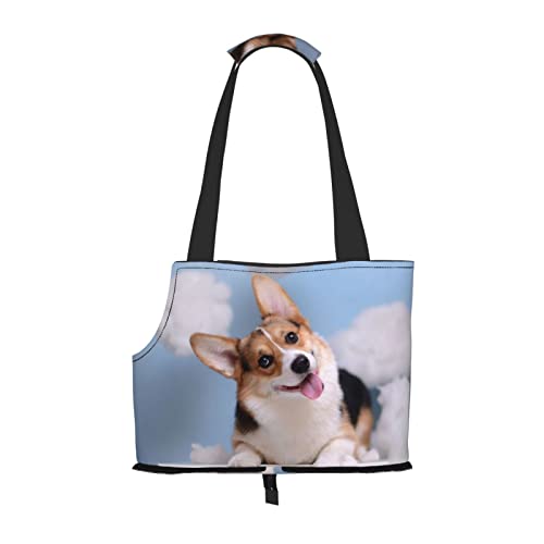 Corgi Hunde-Tragetasche, tragbar, für kleine Hunde/Katzen, weich, mit verstellbarem Sicherheitsgurt, für U-Bahn/Einkaufen/Wandern/Reisen Corgi Hunde-Tragetasche, tragbar, für kleine Hunde/Katzen, weich, mit verstellbarem Sicherheitsgurt, für U-Bahn/Einkaufen/Wandern/Reisen von ASEELO