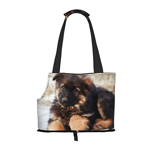 Deutscher Schäferhund, Haustier-Reisehandtasche, Hundebörse, Haustiertasche, kleine Hundegeldbörse, tragbar und sicher, bequem und schön. von ASEELO