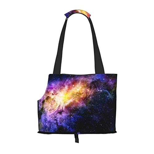 Galaxy in The Universe Haustier-Reisehandtasche, Hundebörse, Haustiertasche, kleine Hundegeldbörse, tragbar und sicher, bequem und schön. von ASEELO