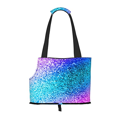 Glitzer-Pailletten-Schultertasche für Haustiere, tragbar, faltbar, für kleine Haustiere, Outdoor, Einkaufen, Reisen Glitzer-Pailletten-Schultertasche für Haustiere, tragbar, faltbar, für kleine Haustiere, Outdoor, Einkaufen, Reisen von ASEELO