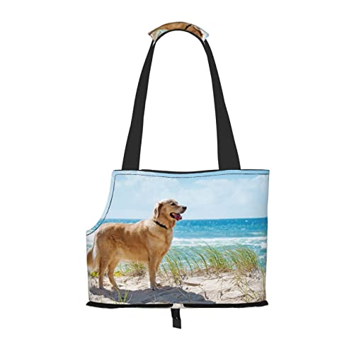 Golden Retriever Haustier-Schultertasche, tragbar, faltbar, für kleine Haustiere, Outdoor, Einkaufen, Reisen von ASEELO