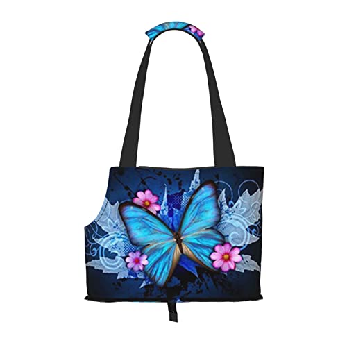 Haustier-Schultertasche, Schmetterling, tragbar, faltbar, für kleine Haustiere, Outdoor, Einkaufen, Reisen Haustier-Schultertasche, Schmetterling, tragbar, faltbar, für kleine Haustiere, Outdoor, Einkaufen, Reisen von ASEELO