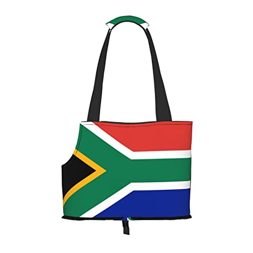 Haustier-Schultertasche mit Südafrika-Flagge, tragbar, faltbar, Handtasche für kleine Haustiere, Outdoor, Einkaufen, Reisen von ASEELO