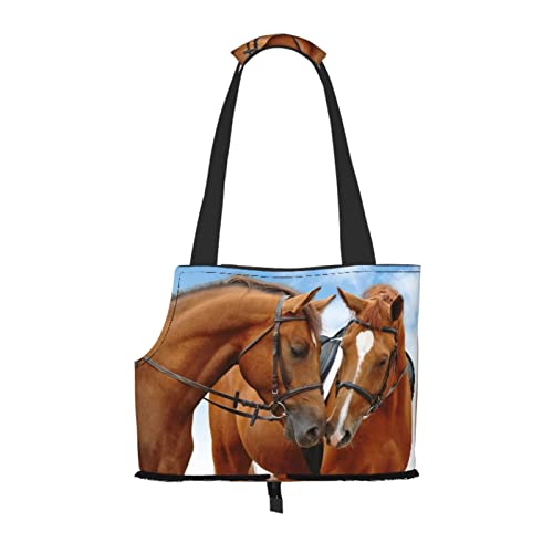 Haustiertasche für Paare, tragbar, für kleine Hunde/Katzen, weich, mit verstellbarem Sicherheitsgurt, für U-Bahn/Einkaufen/Wandern/Reisen Haustiertasche für Paare, tragbar, für kleine Hunde/Katzen, weich, mit verstellbarem Sicherheitsgurt, für U-Bahn/Einkaufen/Wandern/Reisen von ASEELO