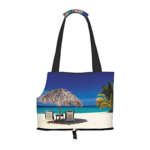 Jamaika Strand-Haustier-Schultertasche, tragbar, faltbar, Handtasche für kleine Haustiere, Outdoor, Einkaufen, Reisen von ASEELO