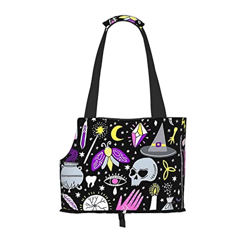 Magische Hexe Hexerei Bohemian Zeichnung Haustier Reise Handtasche, Hundegeldbörse, Haustier, kleine Hundegeldbörse, tragbar und sicher, bequem und schön. Magische Hexe Hexerei Bohemian Zeichnung Haustier Reise Handtasche, Hundegeldbörse, Haustier, kleine Hundegeldbörse, tragbar und sicher, bequem und schön. von ASEELO