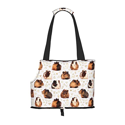 Meerschweinchen-Schultertasche für Haustiere, tragbar, faltbar, Handtasche für kleine Haustiere, Outdoor, Einkaufen, Reisen von ASEELO