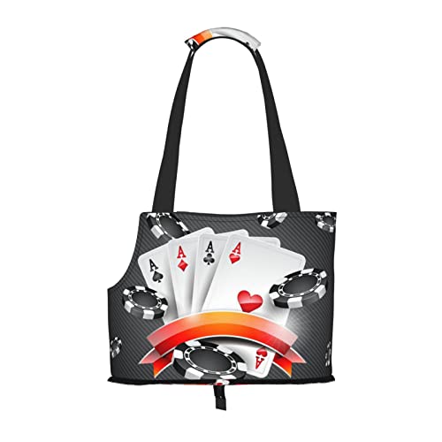 Poker-Turnier-Handtasche, Hunde-Geldbörse, Haustier, kleine Hunde-Geldbörse, tragbar und sicher, bequem und schön. von ASEELO