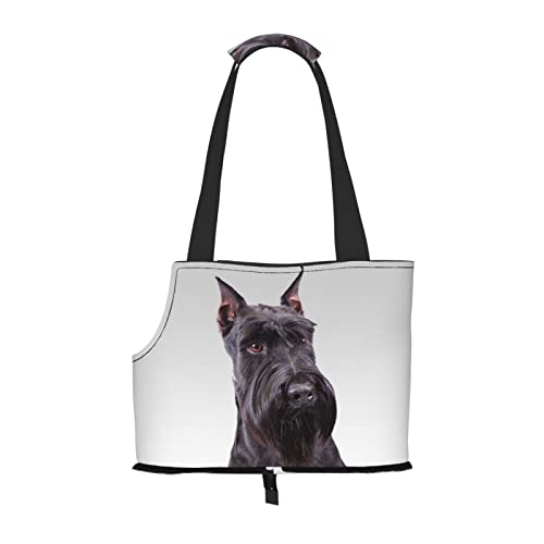Schnauzer-Hunde-Tragetasche, tragbar, für kleine Hunde/Katzen, weich, mit verstellbarem Sicherheitsgurt, für U-Bahn/Einkaufen/Wandern/Reisen Schnauzer-Hunde-Tragetasche, tragbar, für kleine Hunde/Katzen, weich, mit verstellbarem Sicherheitsgurt, für U-Bahn/Einkaufen/Wandern/Reisen von ASEELO