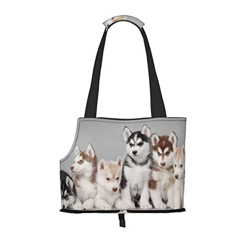 Schöne Hunde-Schultertasche für Haustiere, tragbar, faltbar, Handtasche für kleine Haustiere, Outdoor, Einkaufen, Reisen von ASEELO