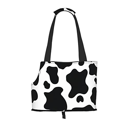 Schultertasche für Haustiere, tragbar, faltbar, für kleine Haustiere, Outdoor, Einkaufen, Reisen, Schwarz und Weiß Schultertasche für Haustiere, tragbar, faltbar, für kleine Haustiere, Outdoor, Einkaufen, Reisen, Schwarz und Weiß von ASEELO
