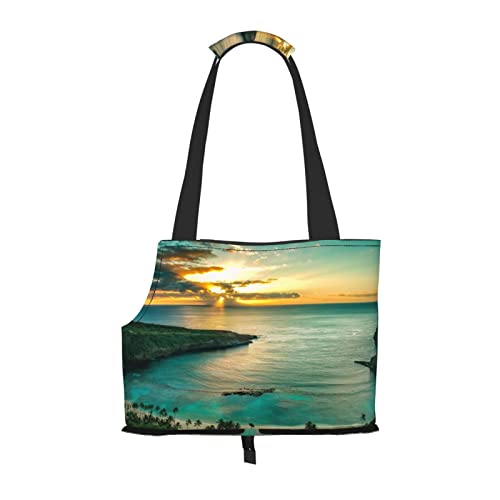 Sunrise Over Hanauma Bay Oahu Hawaii Haustier-Reisehandtasche, Hundebörse, Haustier, kleine Hundegeldbörse, tragbar und sicher, bequem und schön. Sunrise Over Hanauma Bay Oahu Hawaii Haustier-Reisehandtasche, Hundebörse, Haustier, kleine Hundegeldbörse, tragbar und sicher, bequem und schön. von ASEELO