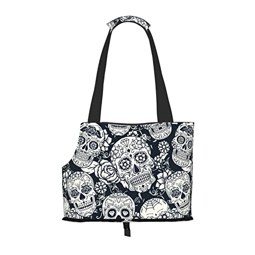 Tragetasche für kleine Hunde/Katzen, mit Blumenmuster, mit verstellbarem Sicherheitsgurt, für U-Bahn/Einkaufen/Wandern/Reisen Tragetasche für kleine Hunde/Katzen, mit Blumenmuster, mit verstellbarem Sicherheitsgurt, für U-Bahn/Einkaufen/Wandern/Reisen von ASEELO
