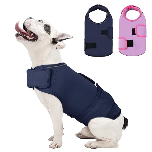 ASENKU Comfort Hundejacke, umwickelter Hundemantel für kaltes Wetter, elastischer Welpenpullover, Haustier-Wintermantelweste für kleine, mittelgroße und große Hunde von ASENKU