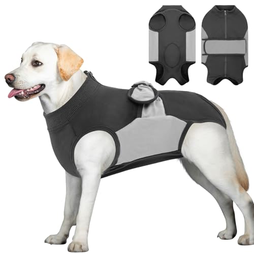 ASENKU Hundebody Nach Op mit Reißverschluss Wundschutzanzüge für Hündin Hunde, Hundebody Nach Kastration Rüde,Operationsbody Hund Medizinischer Body für Hunde,Leckschutz Hund,Pet Recovery Suit von ASENKU