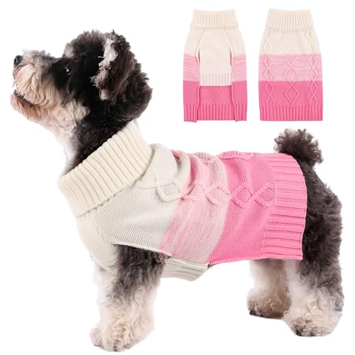 ASENKU Hundepullover für Kleine Mittelgroße Große Hunde,Wärme Hundepulli Strick Pullover Hund,Hundepulli für Dackel,Französische Bulldogge Bulldog Chihuahua ASENKU Hundepullover für Kleine Mittelgroße Große Hunde,Wärme Hundepulli Strick Pullover Hund,Hundepulli für Dackel,Französische Bulldogge Bulldog Chihuahua von ASENKU